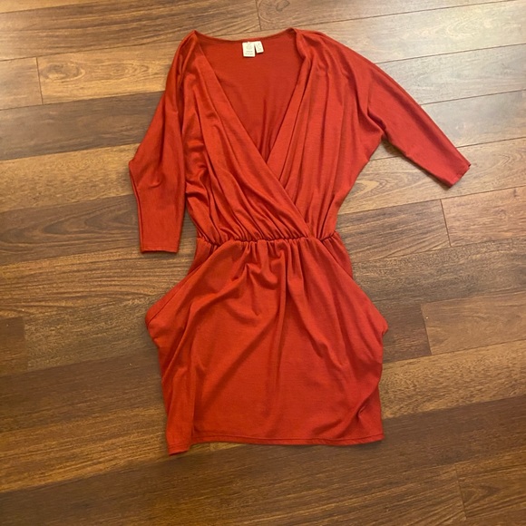Urban outfitters red wrap mini dress - Picture 1 of 1
